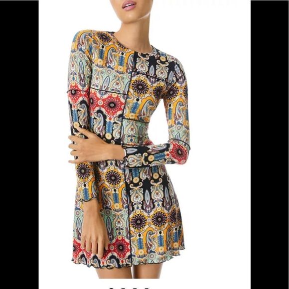 LAST CHANCE ALICE + OLIVIA DELORA DRESS - Picture 2 of 11